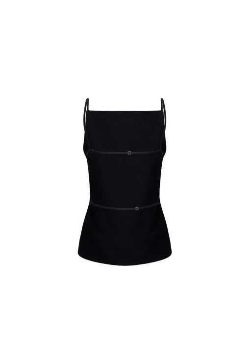 Camille Backless Top