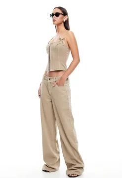 Charismatic Denim Corset