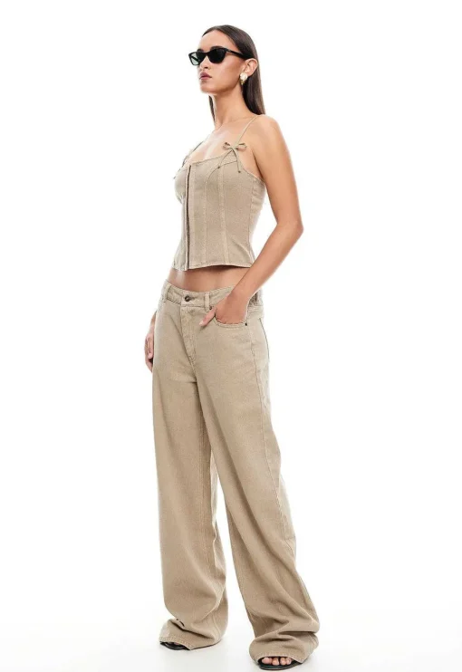Charismatic Denim Corset