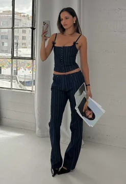 Charismatic Denim Corset