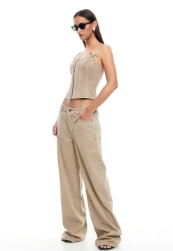 Charismatic Denim Corset