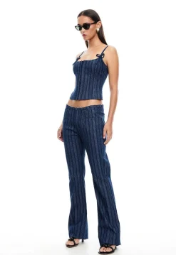 Charismatic Denim Corset