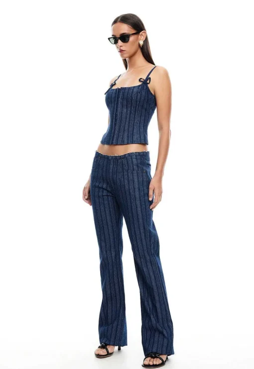Charismatic Denim Corset