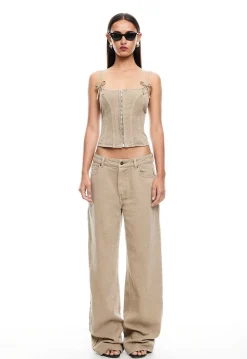 Charismatic Denim Corset