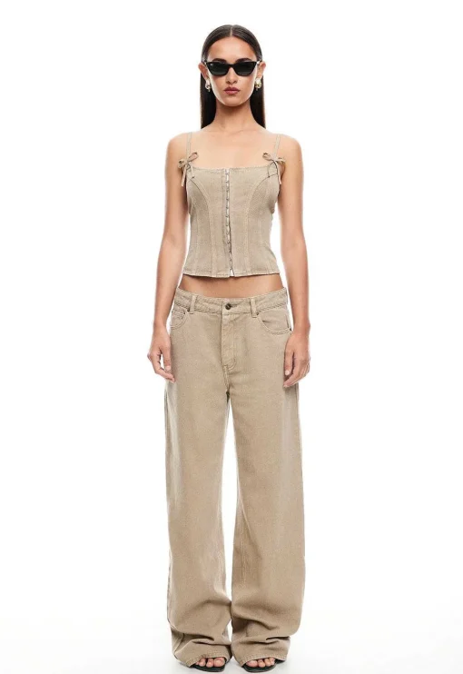 Charismatic Denim Corset