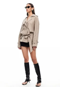 Cropped Trencherous Coat
