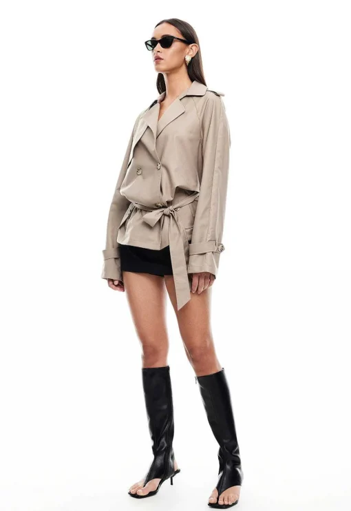 Cropped Trencherous Coat