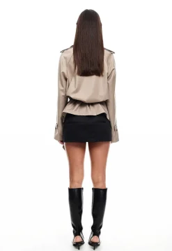 Cropped Trencherous Coat
