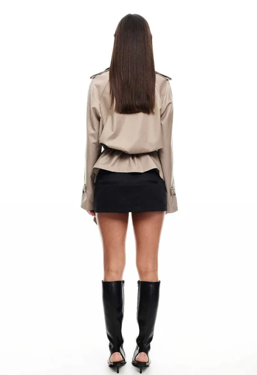 Cropped Trencherous Coat
