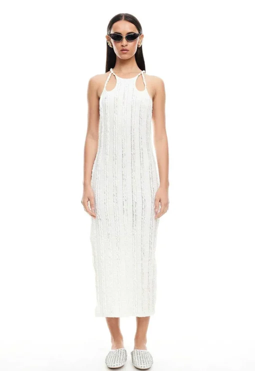 Double Strap Midi Dress