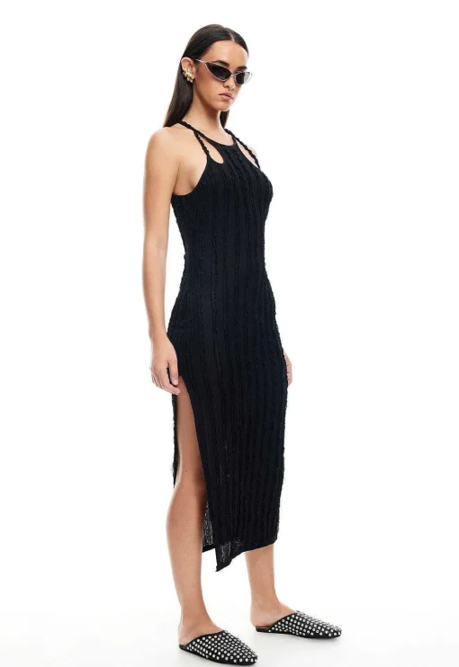 Double Strap Midi Dress