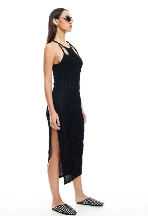 Double Strap Midi Dress