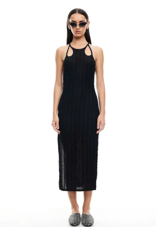 Double Strap Midi Dress