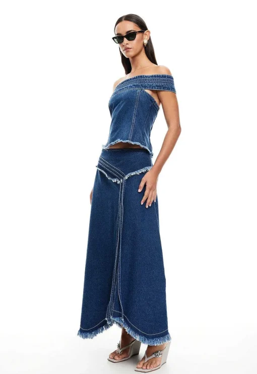 Madame Denim Top