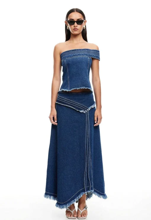 Madame Denim Top
