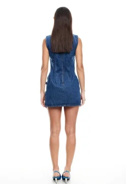 Sculpted Denim Mini