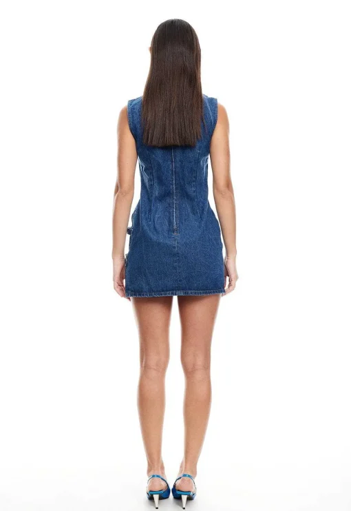 Sculpted Denim Mini