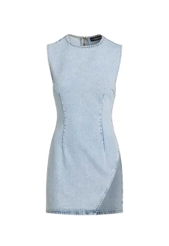 Sculpted Denim Mini