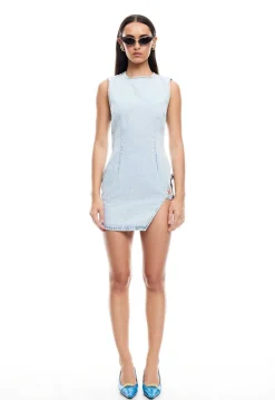 Sculpted Denim Mini