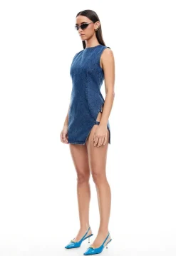 Sculpted Denim Mini