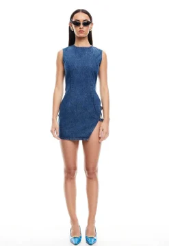 Sculpted Denim Mini