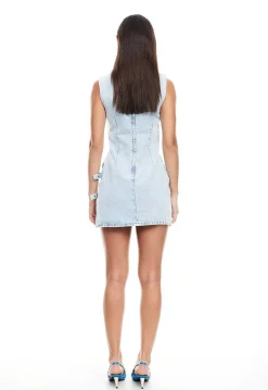 Sculpted Denim Mini