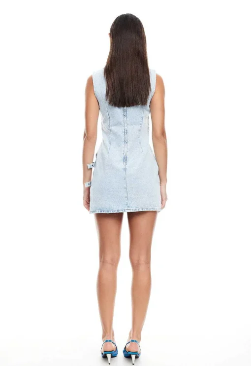 Sculpted Denim Mini
