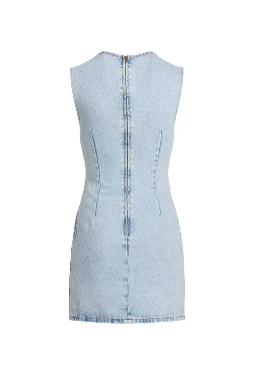 Sculpted Denim Mini
