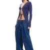 Slouched Tie Up Jean