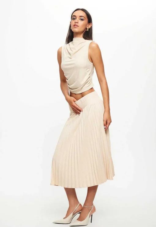 Sydney Pleat Skirt