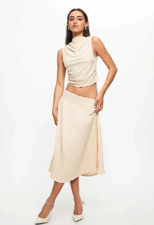 Sydney Pleat Skirt
