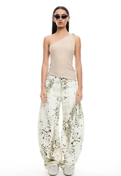 Unveiling One Shoulder Top