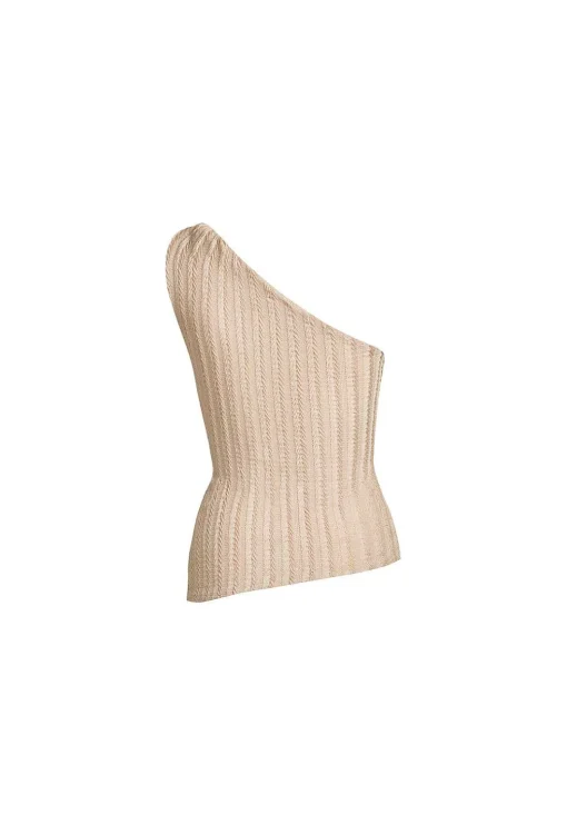 Unveiling One Shoulder Top